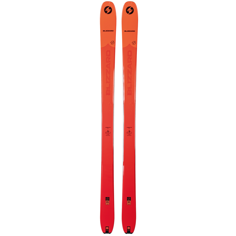 Blizzard Skis Zero G 095 Touring Ski In Orange - Ski Only-1
